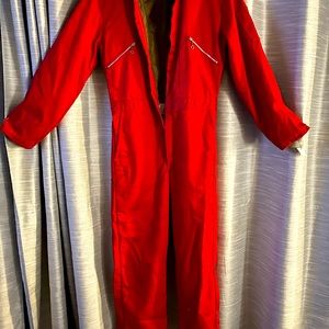 Vintage Penney’s Red Insulated jumpsuit one piece